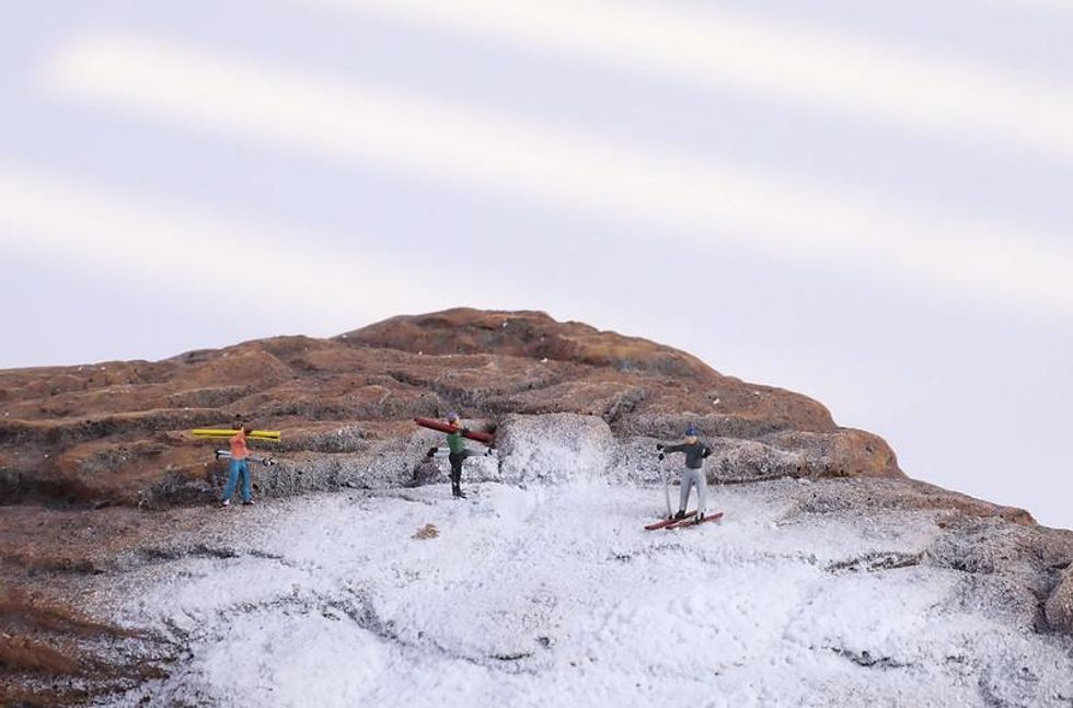 Alpine slopes face snow shortage in unseasonably warm winter