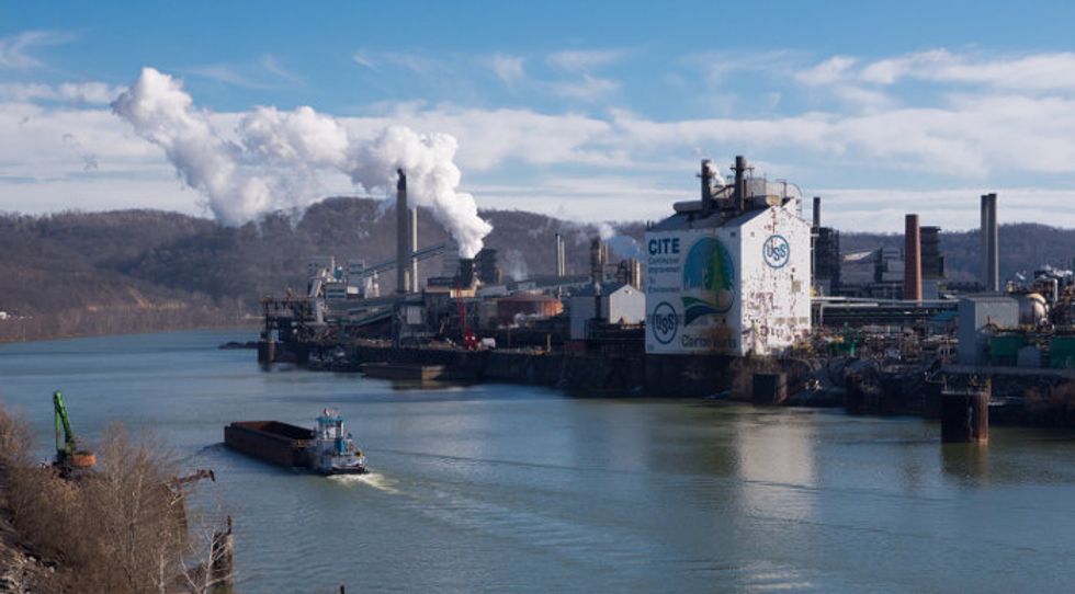 US steel pollution